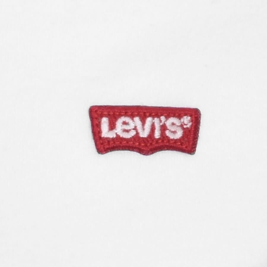 Levis Original Crew Neck Logo T Shirt White